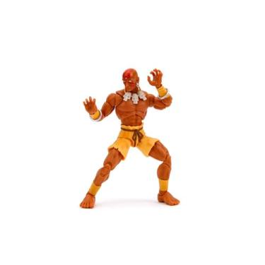 Imagem de Jada - Street Fighter 2 - Figura articulada de Dhalsim de 15 cm. Com mãos e cabeça intercambiáveis, acessórios e 20 pontos articulados. 13 Anos (253252031)