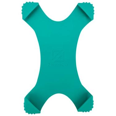 Imagem de ZhaoCo Universal antiderrapante de silicone correia de mão com dedo aderência suporte para 6'' / 6,8'' / 7'' Kindle eReaders/Kobo/Sony Ebooks - Jade
