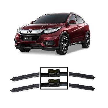 Imagem de Par de Palhetas para Limpador de Parabrisa Dianteiro para Honda hrv ano 2018 2019 2020 2021 2022