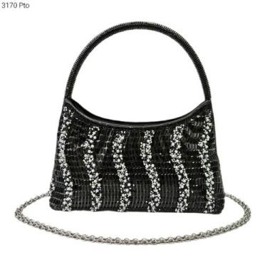 Imagem de Bolsa Festa Clutch Social com Brilho / Noite / Casamento / Balada Alça