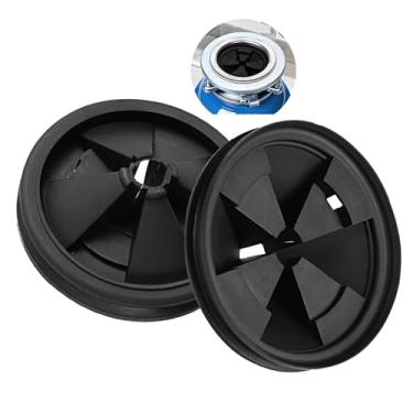 Imagem de rqyekdo 2 Peças De Protetores Contra Respingos Triturador Lixo, Plugues Drenagem Defletores Pia 3 3/8" Qcb-Am Substituição Para Modelos Moen Da Série Evolution Insinkerator