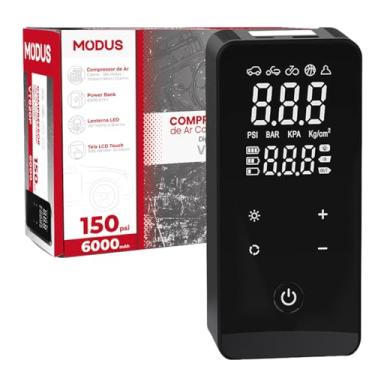 Imagem de Bomba De Ar Calibrador Compressor Pneu Digital Carro 6000mah