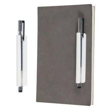 Imagem de PATIKIL Porta-lápis adesivos, clipe universal de 105 mm de comprimento, suporte de caneta de silicone, organizador de canetas de escritório para mesa, parede, prancheta, notebook, tablet, estiloso