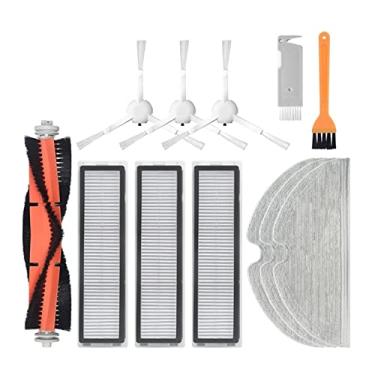 Imagem de Main/Side Brush Mop Cloth Hepa Filter Compatible With XiaoMi Dreame D9 & Bot L10 Pro Trouver Robot LDS Vacuum-Mop Finder Spare Parts(Chocolate)