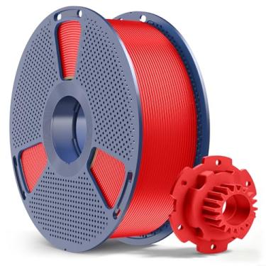 Imagem de SUNLU Filamento de impressora 3D PETG 1,75 mm, 1 kg vermelho