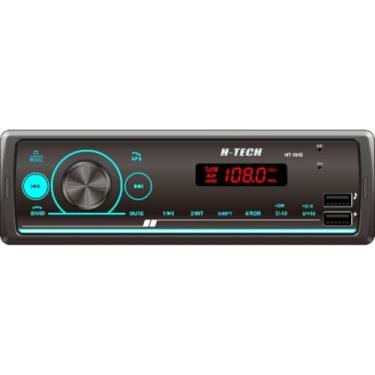 Imagem de HT-1015 AUTO RÁDIO FM, 2 PORTA USB-A, AUXILIAR, BLUETOOTH, 4X25W