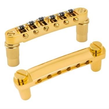 Imagem de Kit Para Guitarra Les Paul Ponte Stopbar Tune-O-Matic Roller Dourada
