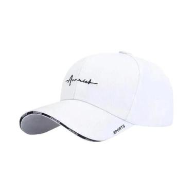 Imagem de Boné De Beisebol Feminino Com Bordado De Letras Coreanas, Chapéu De So