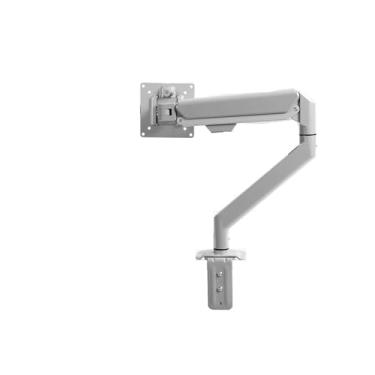 Imagem de Suporte para monitor de mesa telescópico 90 graus giratório (cinza)