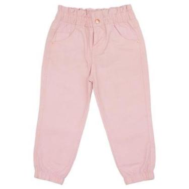 Imagem de Calça Infantil Look Jeans Clochard Rosa - ROSA - 01-Feminino