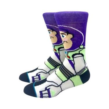 Imagem de Meias De Cosplay De Anime Até O Joelho Para Homens, Meias Longas Engra