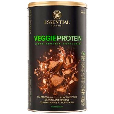 Imagem de Veggie Protein Cacao - Proteina Vegana - (455g) - Essential Nutrition