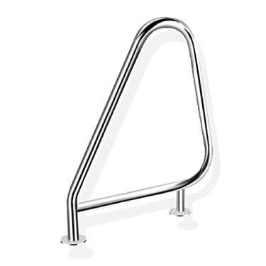 Imagem de Corrimãos de segurança para piscina, trilho de escada de piscina, corrimão de água, trilho de fácil montagem manual, trilho de aço inoxidável 304, grade de piscina, 90 x 56 cm x 31 cm