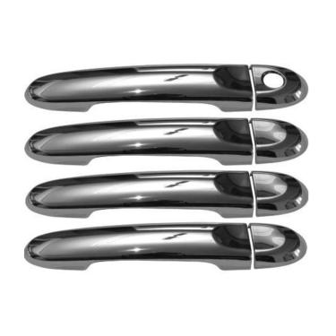 Imagem de Aplique Cromado Maçaneta Nissan March 2011 à 2021 Versa 2011 à 2020 4 Portas