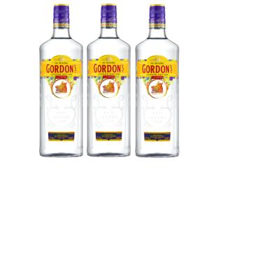 Imagem de Kit Gin Gordon's London Dry 750ml 3 unidades