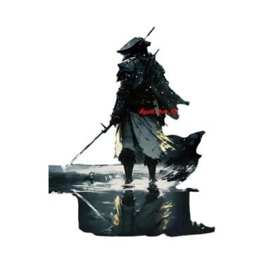 Imagem de Pôster De Jogo Sekiro Shadows Die Twice Em Lona Para Decoração De Sala