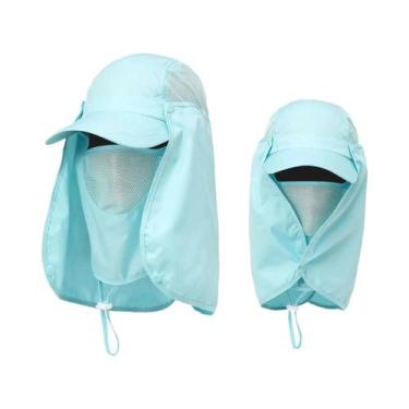 Imagem de Chapéu De Pesca Unissex Com Proteção Solar UV, Respirável, À Prova D'á