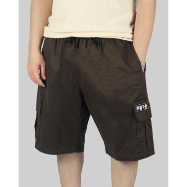 Imagem de Bermuda DR7 Street Cargo Logo Hidrante - Marrom-Unissex