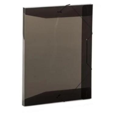 Imagem de Pasta Plástica Aba Elástica Line Ofício 2cm Preto DAC