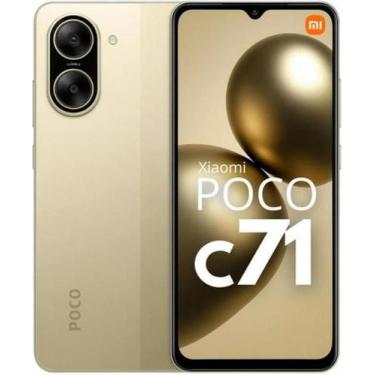 Imagem de Smartphone Xiaomi Poco C71 4gb 128gb Dual Sim Tela 6.88 Global Dourado