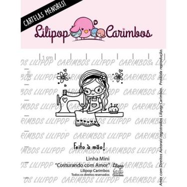 Imagem de Carimbo Mini Costurando com Amor  Cod 31000082 - 01 Unidade - Lilipop 