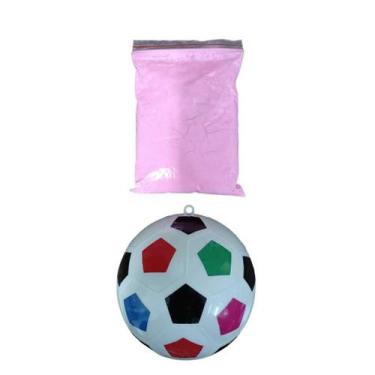 Imagem de Bola Futebol para Chá Revelação 1 Cor Rosa ou Azul com 200g Menino ou 
