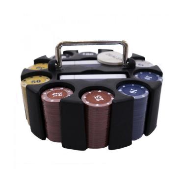 Imagem de Jogo De Poker 200 Fichas E Baralhos - Vasco-Unissex