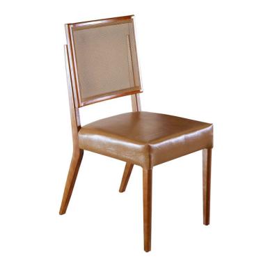 Imagem de Conjunto com 2 Cadeiras Isis Caramelo e Imbuia Natural