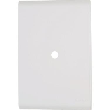 Imagem de Placa com 1 Furo 9,5 mm 4x2  Tramontina Liz Branca Tramontina