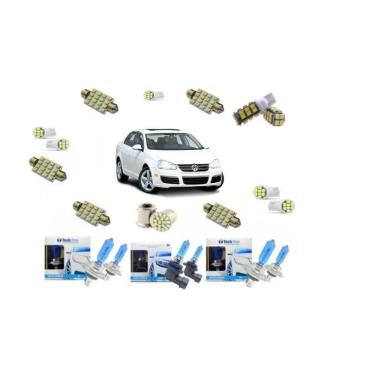 Imagem de Jetta Kit Lâmpadas 2007 2008 2009 2010 Brancas Farois + Led