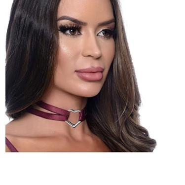 Imagem de GARGANTILHA COM CORAÇÃO ELÁSTICO DUPLO