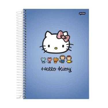 Imagem de Caderno Espiral Capa Dura Hello Kitty 160 Folhas 1Und - Jandaia