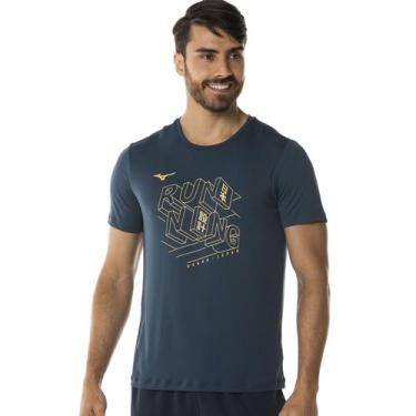 Imagem de Camiseta Mizuno Energy Sta Masculino - Azul
