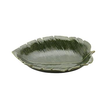 Imagem de LYOR - Folha Decorativa de Cerâmica Banana Leaf Verde 30cm x 20,5cm x 6,5cm
