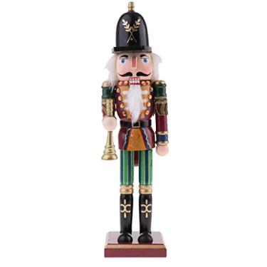 Imagem de Bonarty Boneco de soldado quebra-nozes de madeira de 30 cm, boneco de fantoche para decoração de casa, presente #4