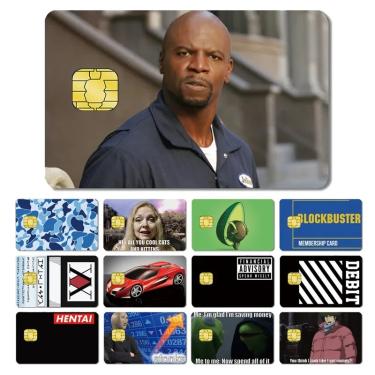 Imagem de Engraçado fosco hentai dinheiro blockbuster stonks cartão de crédito cartão de débito pele caso fita
