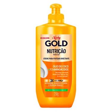Imagem de Creme para Pentear Gold Nutrição Mágica Óleo de Coco + Abacate, Niely, 250g