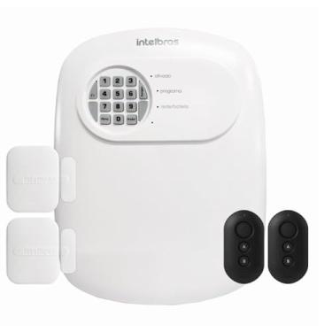 Imagem de Kit Central de Alarme Anm 24 Net Intelbras 2 Sensores Magnético Abertura Porta Janela Xas 4010 Smart