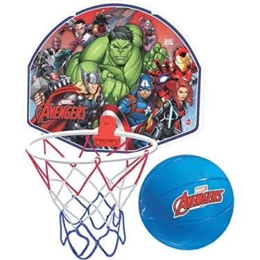 Imagem de Tabela de Basquete Avengers Lider Brinquedos Azul/Vermelho