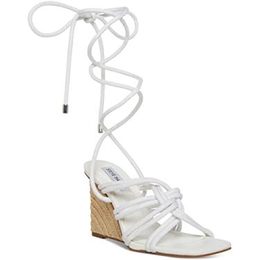 Imagem de Steve Madden Idolized Wedge Sandal White 10 M