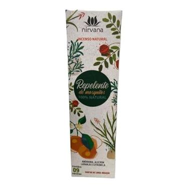 Imagem de Meta Atacado, Incenso Nirvana Natural Bem Estar 9 Varetas- Escolha o Aroma Cor:Natural Repelente