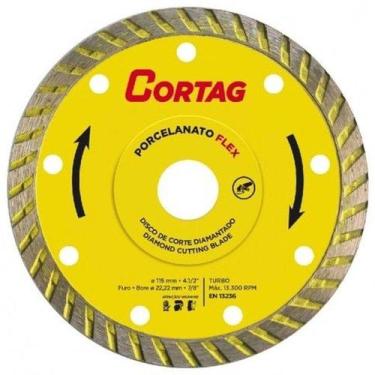 Imagem de Disco Diamantado 4.1/2 Liso Flex Porcelanato 61577 - CORTAG