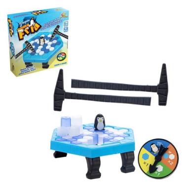 Imagem de Jogo pinguim numa fria quebra gelo - Art Brink, Azul