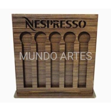 Imagem de Porta cápsulas de café fabricado em Mdf 3mm e Pintado na sua cor prefe