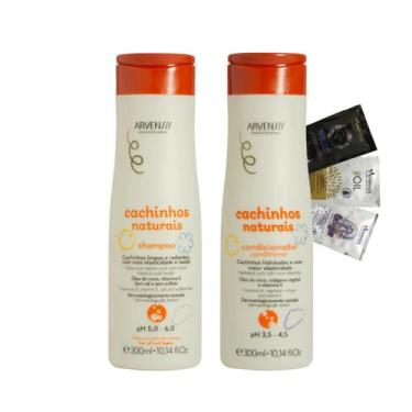 Imagem de Kit Arvensis Shampoo e Condicionador Infantil Cachinhos Naturais Sem S