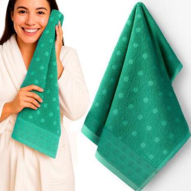 Imagem de Toalha De Rosto Mão Banheiro Salao 100% Algodão 70x50 Macia - Um Tempo