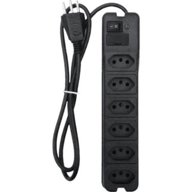 Imagem de Filtro De Linha Ntc 6 Tomadas 10a Cabo 2 Metros Preto