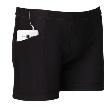 Imagem de Cueca térmica com bolsos progne, Preto, M