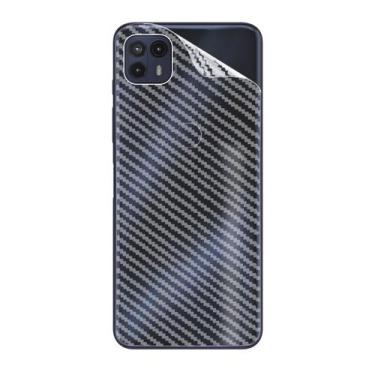 Imagem de 2 Películas Skin Traseira Fibra Carbono compativel Moto G50 5G XT2149 
