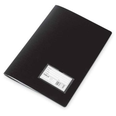 Imagem de Pasta Catalogo Plástica Oficio Preta 50 Envelopes